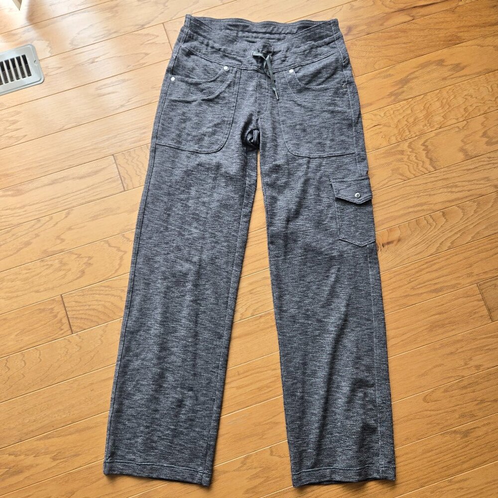 Kuhl Mova Athletic Cargo Stretch Wide Joggers in Gray Heather